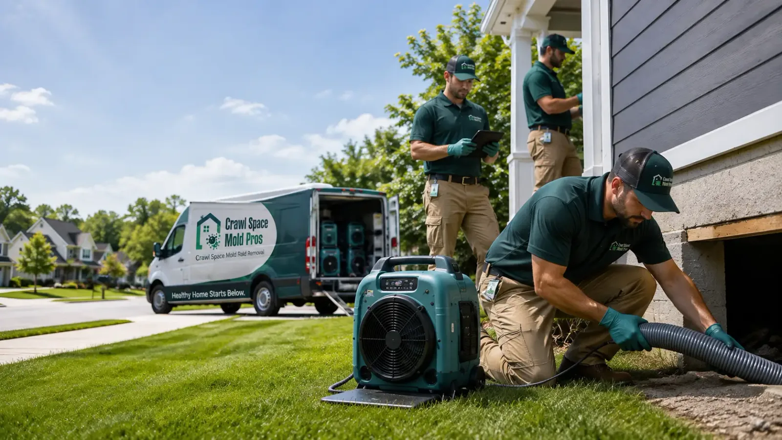 Crawl Space Mold Removal in Roosevelt, NJ